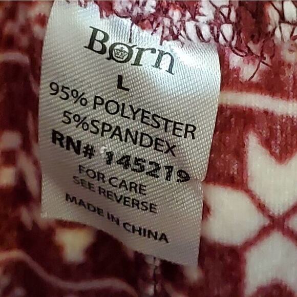 BORN super soft velour pajamas loungewear set size large‎ - Picture 5 of 5